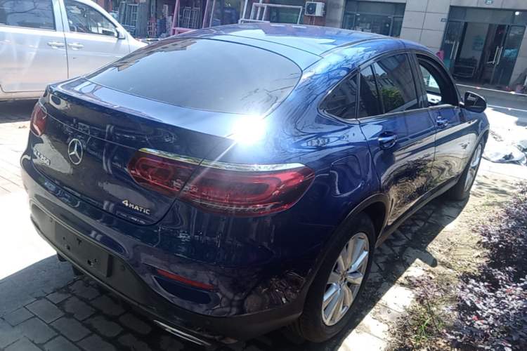 Used Mercedes-Benz GLC Coupe 2020 GLC 260 4MATIC Coupe SUV Rear Right 45 Deg