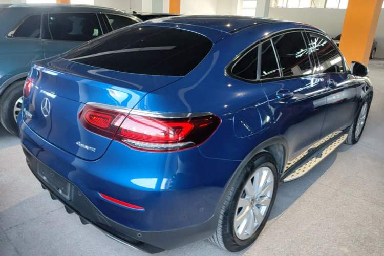 Used Mercedes-Benz GLC Coupe 2020 GLC 260 4MATIC Coupe SUV Rear Right 45 Deg