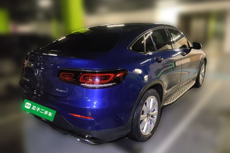 Used Mercedes-Benz GLC Coupe 2020 GLC 260 4MATIC Coupe SUV Rear Right 45 Deg