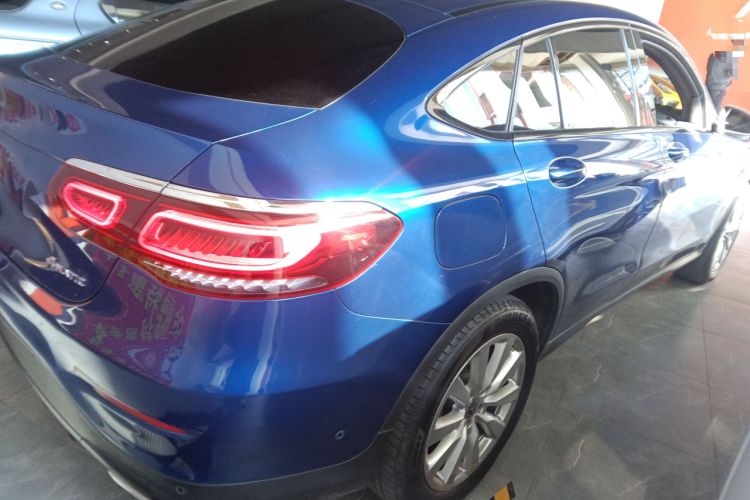 Used Mercedes-Benz GLC Coupe 2020 GLC 260 4MATIC Coupe SUV Rear Right 45 Deg