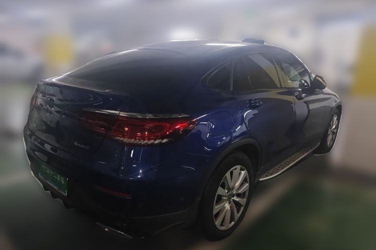 Used Mercedes-Benz GLC Coupe 2020 GLC 260 4MATIC Coupe SUV Rear Right 45 Deg