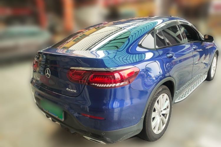Used Mercedes-Benz GLC Coupe 2020 GLC 260 4MATIC Coupe SUV Rear Right 45 Deg