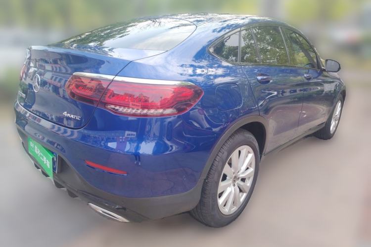 Used Mercedes-Benz GLC Coupe 2020 GLC 260 4MATIC Coupe SUV Rear Right 45 Deg