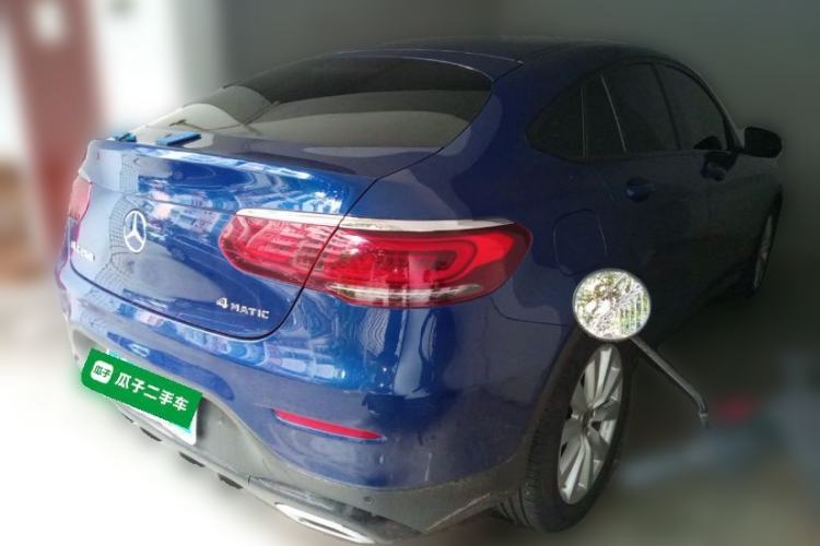 Used Mercedes-Benz GLC Coupe 2020 GLC 260 4MATIC Coupe SUV Rear Right 45 Deg