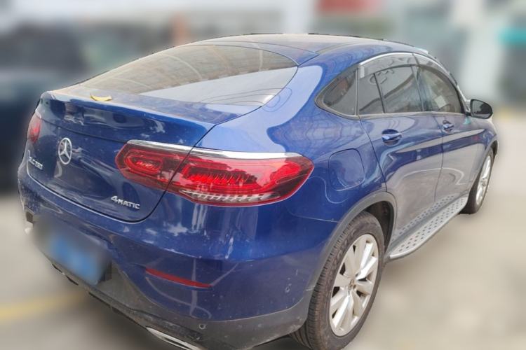 Used Mercedes-Benz GLC Coupe 2020 GLC 260 4MATIC Coupe SUV Rear Right 45 Deg