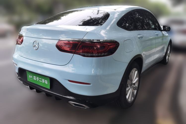 Used Mercedes-Benz GLC Coupe 2020 GLC 260 4MATIC Coupe SUV Rear Right 45 Deg