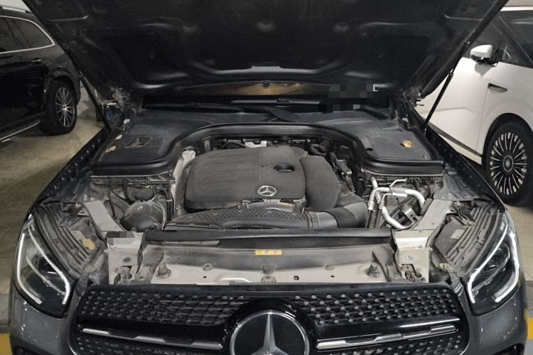 Used Mercedes-Benz GLC Coupe 2020 GLC 300 4MATIC Coupe SUV Engine Bay