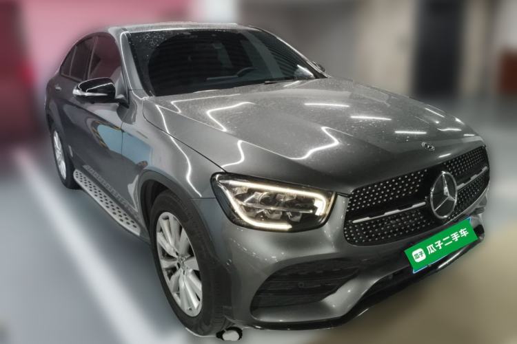 Used Mercedes-Benz GLC Coupe 2020 GLC 260 4MATIC Coupe SUV Front Right 45 Deg