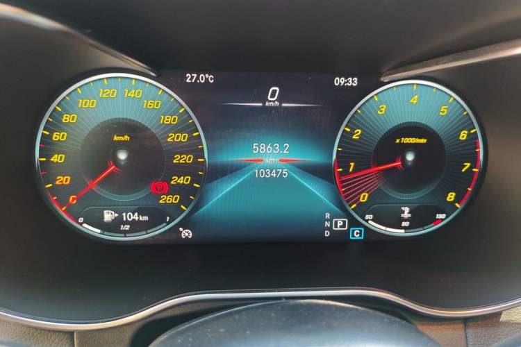 Used Mercedes-Benz GLC Coupe 2020 GLC 260 4MATIC Coupe SUV Instrument Cluster