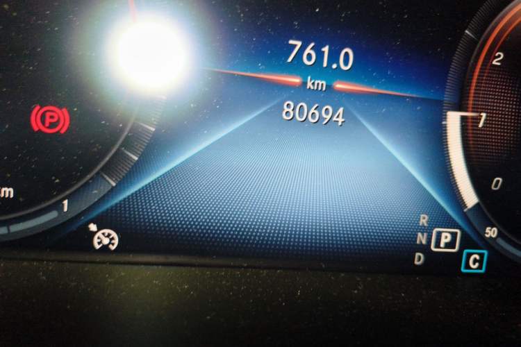 Used Mercedes-Benz GLC Coupe 2020 GLC 260 4MATIC Coupe SUV Odometer Close Up
