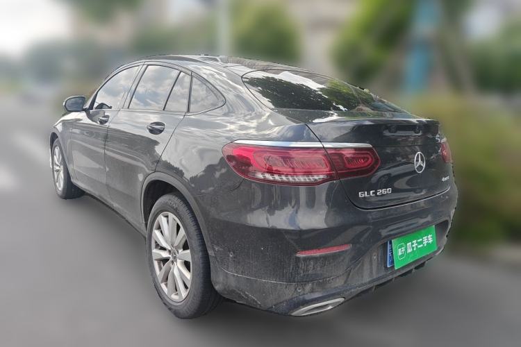 Used Mercedes-Benz GLC Coupe 2020 GLC 260 4MATIC Coupe SUV Rear Left 45 Deg