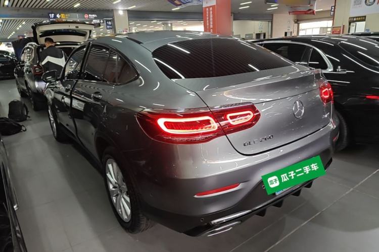 Used Mercedes-Benz GLC Coupe 2020 GLC 260 4MATIC Coupe SUV Rear Left 45 Deg