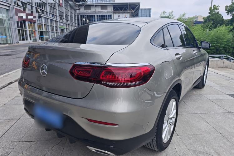 Used Mercedes-Benz GLC Coupe 2020 GLC 260 4MATIC Coupe SUV Rear Right 45 Deg