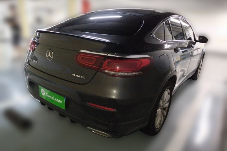 Used Mercedes-Benz GLC Coupe 2020 GLC 260 4MATIC Coupe SUV Rear Right 45 Deg