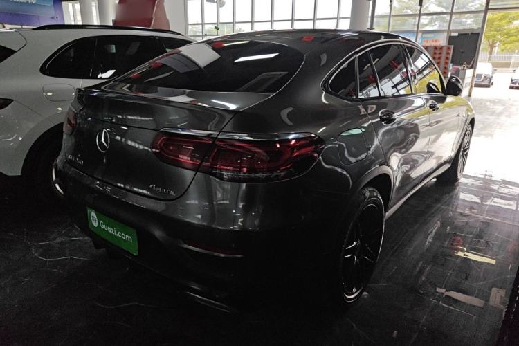 Used Mercedes-Benz GLC Coupe 2020 GLC 260 4MATIC Coupe SUV Rear Right 45 Deg