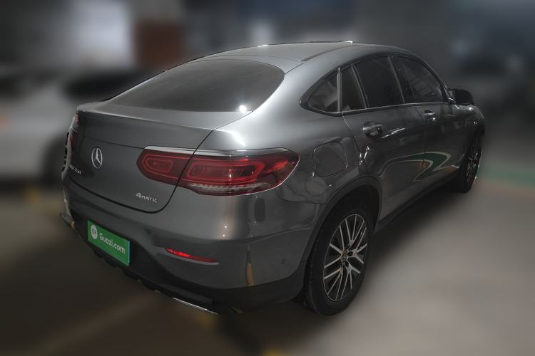 Used Mercedes-Benz GLC Coupe 2020 GLC 260 4MATIC Coupe SUV Rear Right 45 Deg