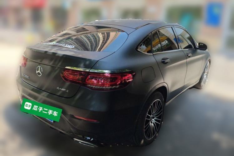 Used Mercedes-Benz GLC Coupe 2020 GLC 260 4MATIC Coupe SUV Rear Right 45 Deg