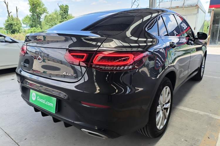 Used Mercedes-Benz GLC Coupe 2020 GLC 260 4MATIC Coupe SUV Rear Right 45 Deg