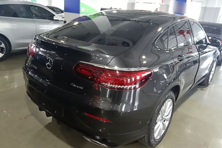 Used Mercedes-Benz GLC Coupe 2020 GLC 260 4MATIC Coupe SUV Rear Right 45 Deg