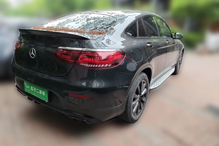 Used Mercedes-Benz GLC Coupe 2020 GLC 260 4MATIC Coupe SUV Rear Right 45 Deg