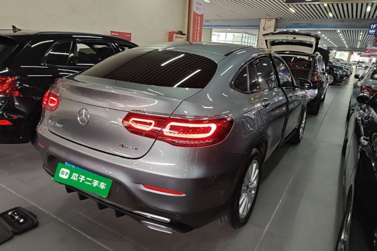 Used Mercedes-Benz GLC Coupe 2020 GLC 260 4MATIC Coupe SUV Rear Right 45 Deg