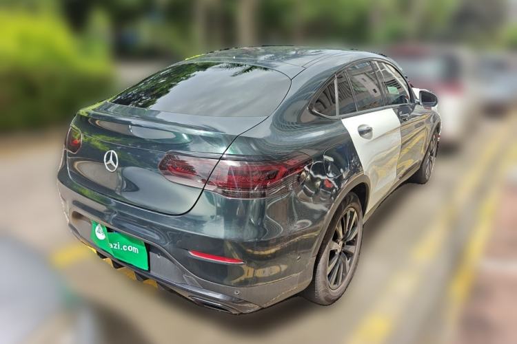 Used Mercedes-Benz GLC Coupe 2020 GLC 260 4MATIC Coupe SUV Rear Right 45 Deg