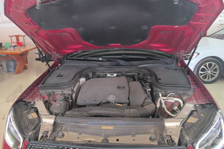 Used Mercedes-Benz GLC Coupe 2020 GLC 300 4MATIC Coupe SUV Engine Bay