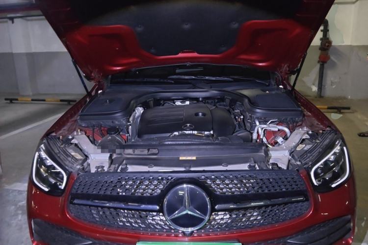Used Mercedes-Benz GLC Coupe 2020 GLC 300 4MATIC Coupe SUV Engine Bay