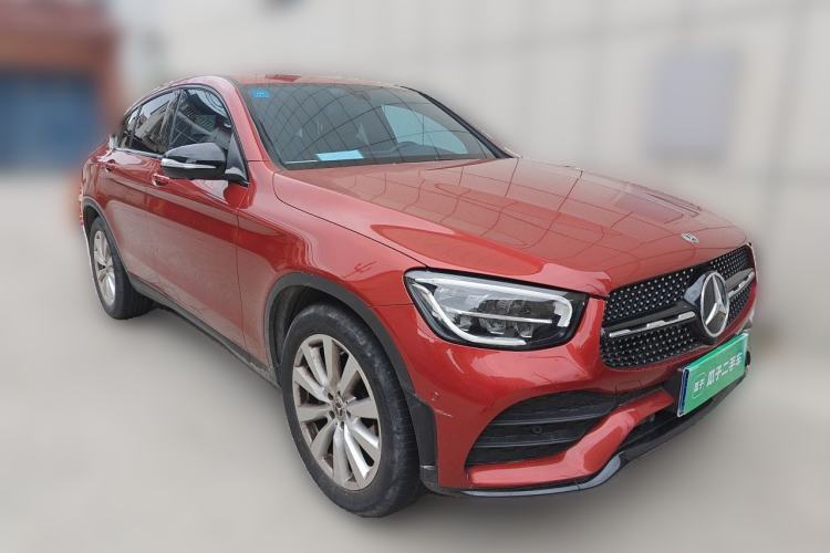Used Mercedes-Benz GLC Coupe 2020 GLC 260 4MATIC Coupe SUV Front Right 45 Deg