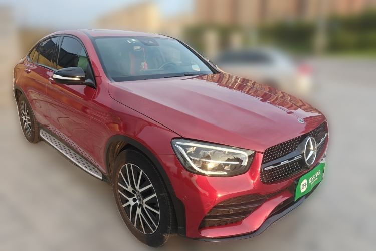 Used Mercedes-Benz GLC Coupe 2020 GLC 300 4MATIC Coupe SUV Front Right 45 Deg