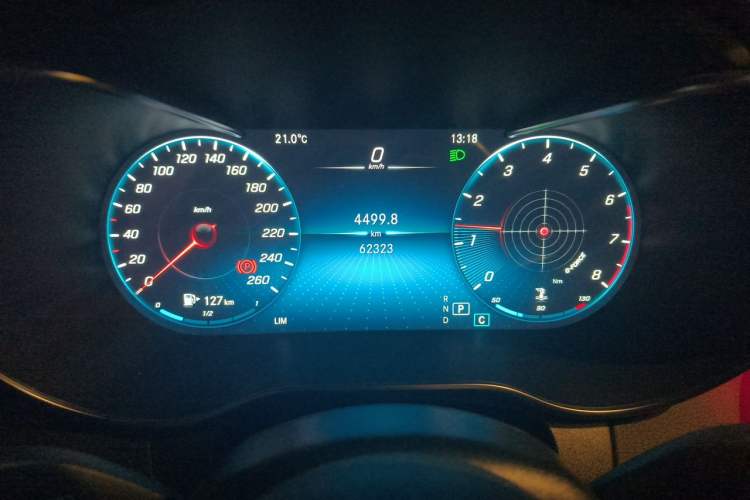 Used Mercedes-Benz GLC Coupe 2020 GLC 260 4MATIC Coupe SUV Odometer Close Up