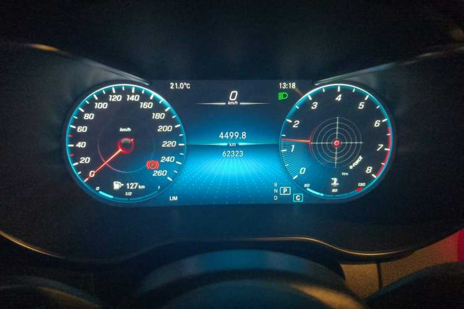 Used Mercedes-Benz GLC Coupe 2020 GLC 260 4MATIC Coupe SUV Odometer Close Up