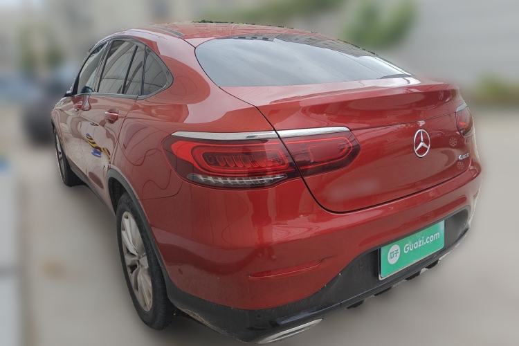 Used Mercedes-Benz GLC Coupe 2020 GLC 260 4MATIC Coupe SUV Rear Left 45 Deg