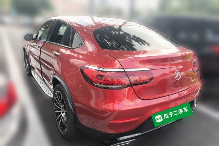 Used Mercedes-Benz GLC Coupe 2020 GLC 300 4MATIC AMG Line Coupe SUV Rear Left 45 Deg