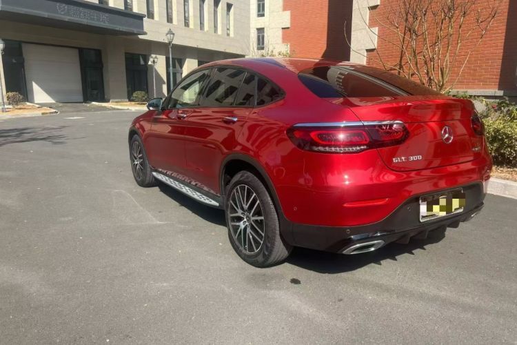 Used Mercedes-Benz GLC Coupe 2020 GLC 300 4MATIC Coupe SUV Rear Left 45 Deg