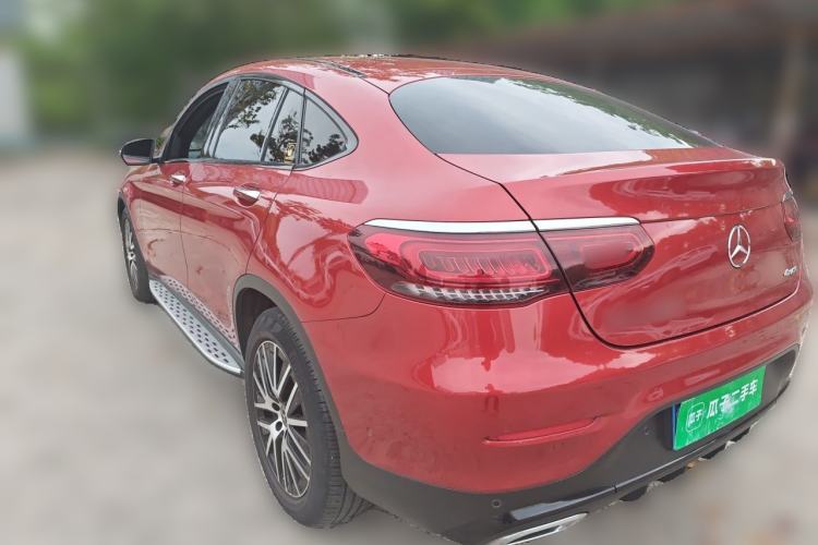 Used Mercedes-Benz GLC Coupe 2020 GLC 300 4MATIC Coupe SUV Rear Left 45 Deg