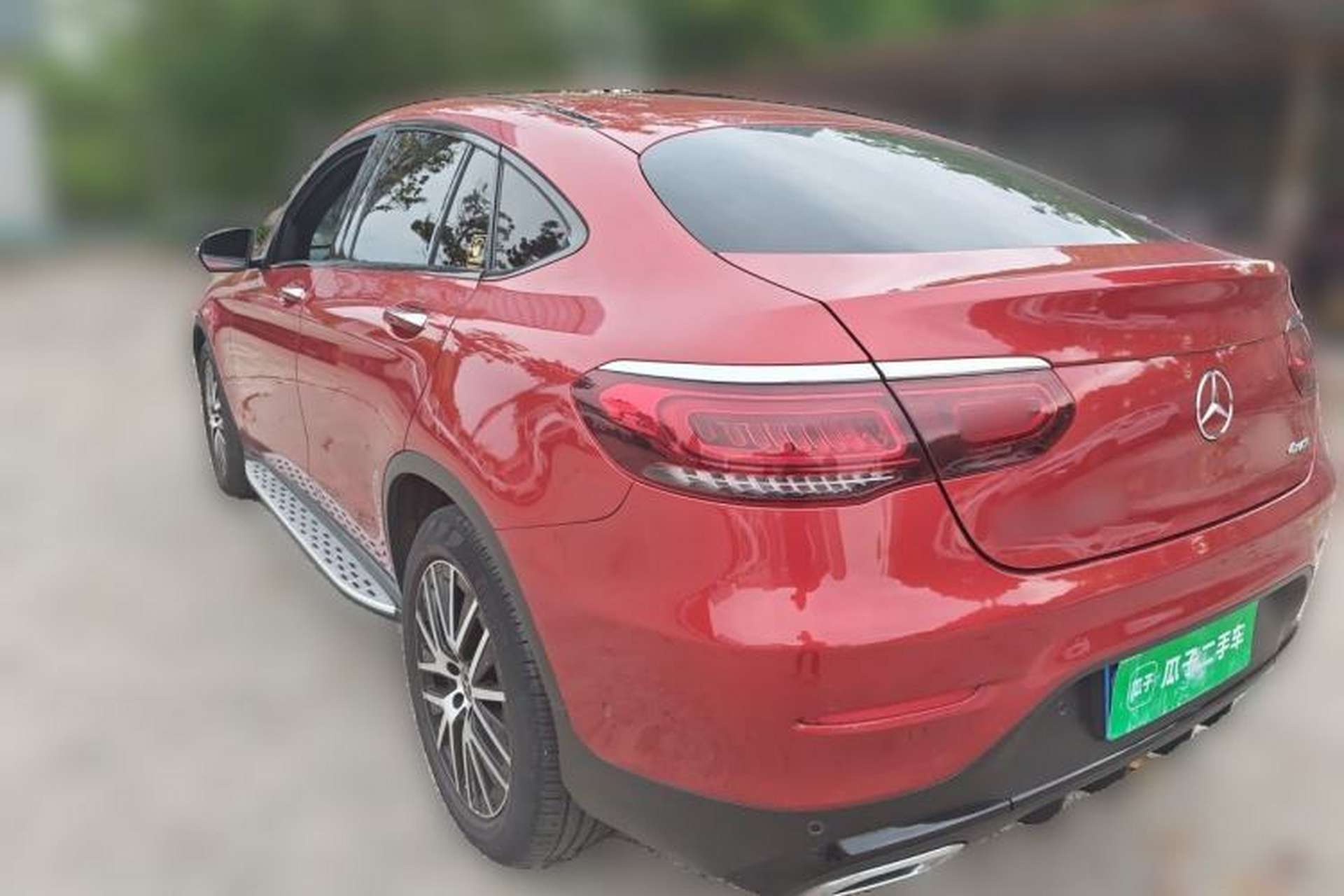 Used Mercedes-Benz GLC Coupe 2020 GLC 300 4MATIC Coupe SUV Rear Left 45 Deg