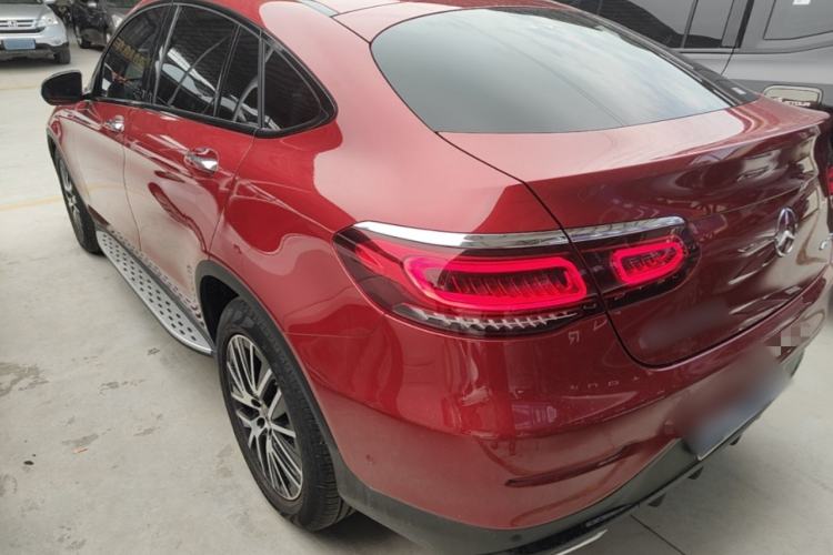 Used Mercedes-Benz GLC Coupe 2020 GLC 300 4MATIC Coupe SUV Rear Left 45 Deg
