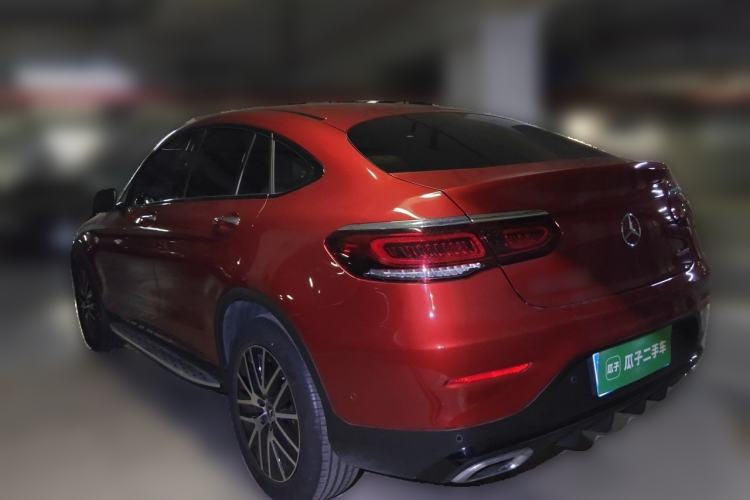 Used Mercedes-Benz GLC Coupe 2020 GLC 300 4MATIC Coupe SUV Rear Left 45 Deg