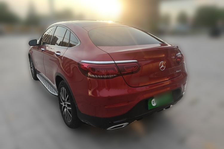 Used Mercedes-Benz GLC Coupe 2020 GLC 300 4MATIC Coupe SUV Rear Left 45 Deg