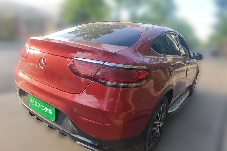 Used Mercedes-Benz GLC Coupe 2020 GLC 300 4MATIC Coupe SUV Rear Right 45 Deg