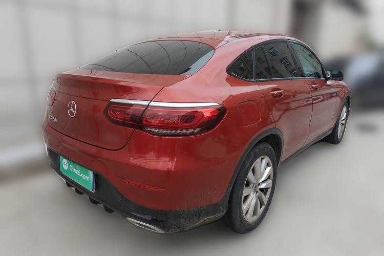 Used Mercedes-Benz GLC Coupe 2020 GLC 260 4MATIC Coupe SUV Rear Right 45 Deg