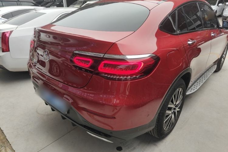Used Mercedes-Benz GLC Coupe 2020 GLC 300 4MATIC Coupe SUV Rear Right 45 Deg