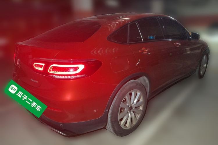Used Mercedes-Benz GLC Coupe 2020 GLC 260 4MATIC Coupe SUV Rear Right 45 Deg