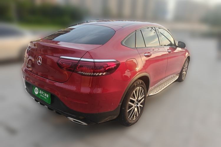 Used Mercedes-Benz GLC Coupe 2020 GLC 300 4MATIC Coupe SUV Rear Right 45 Deg