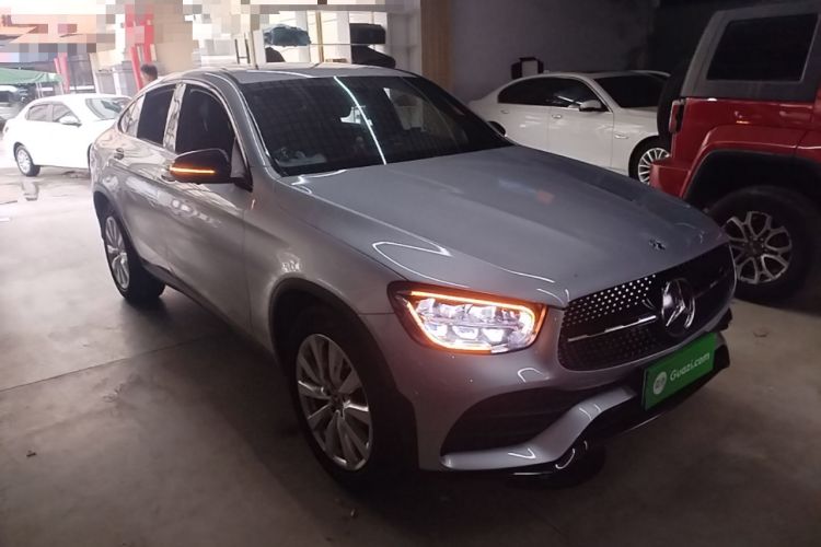 Used Mercedes-Benz GLC Coupe 2020 GLC 260 4MATIC Coupe SUV Front Right 45 Deg