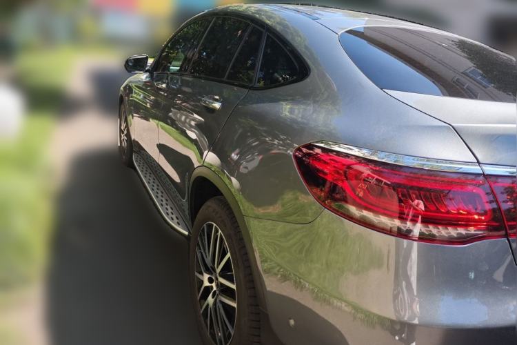 Used Mercedes-Benz GLC Coupe 2020 GLC 300 4MATIC Coupe SUV Rear Left 45 Deg