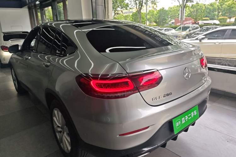 Used Mercedes-Benz GLC Coupe 2020 GLC 260 4MATIC Coupe SUV Rear Left 45 Deg