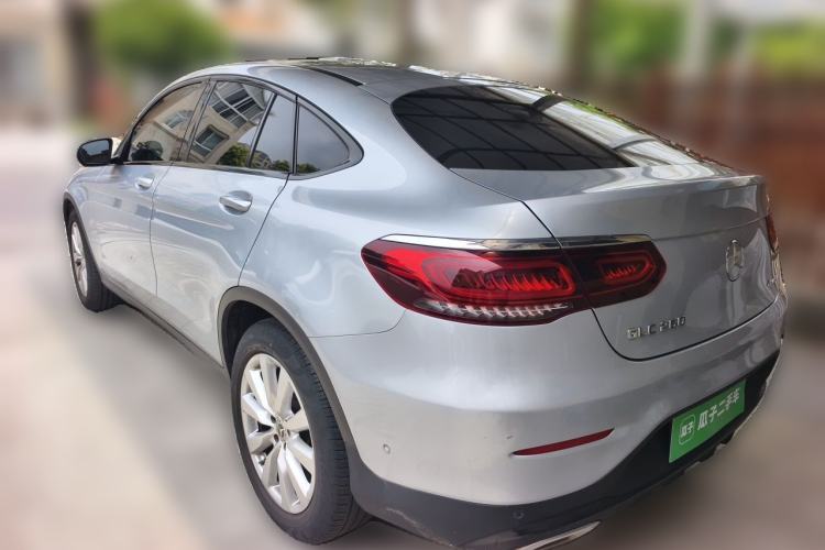 Used Mercedes-Benz GLC Coupe 2020 GLC 260 4MATIC Coupe SUV Rear Left 45 Deg