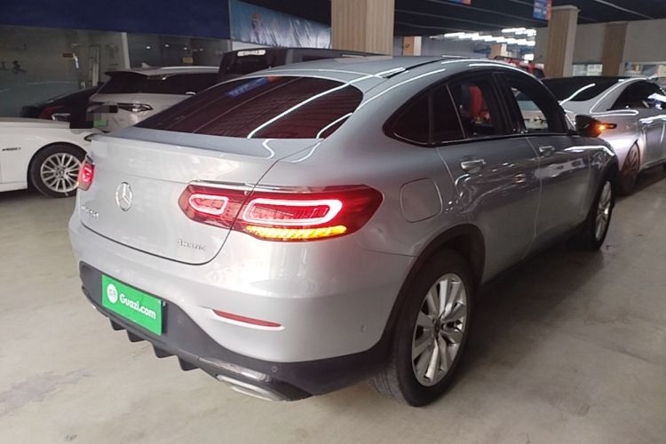 Used Mercedes-Benz GLC Coupe 2020 GLC 260 4MATIC Coupe SUV Rear Right 45 Deg